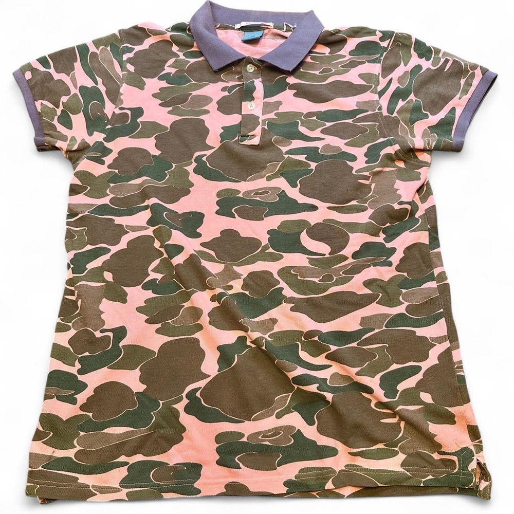 Scotch & Soda Men’s Camo Montauk Point East Polo Size Medium